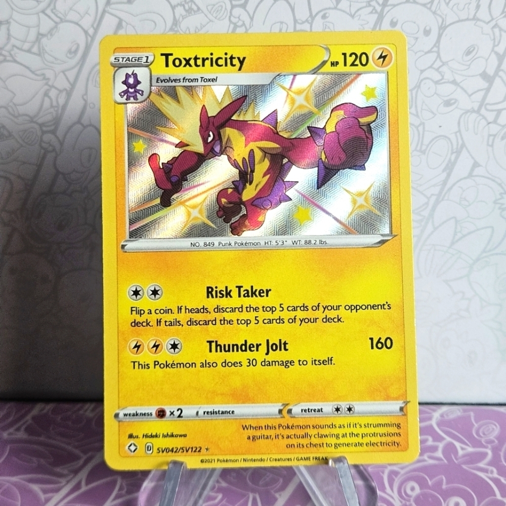 Toxticity SV042/SV122 Pokémon TCG Holo Rare